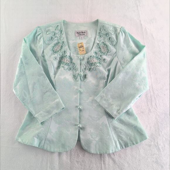 Vintage Von Maur Nah Nah Collections Evening Blouse NWT Women's 16 - Picture 1 of 12